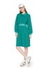 SUMMER & SAGE 字母翻领绿色连衣裙 6039 商品缩略图1