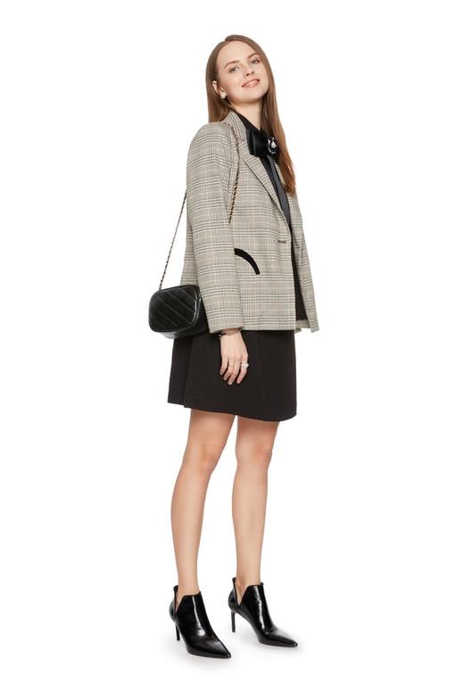 LNNNS 简约灰色格纹西装外套 6083 商品图1