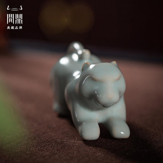 问鼎汝瓷 鼎峰系列 天青壬寅 寅将军茶宠 商品图0