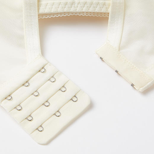 都市丽人WISECOOL常规内衣B杯薄3/4杯锁边布文胸三排树脂胶圈LB32D2 商品图10