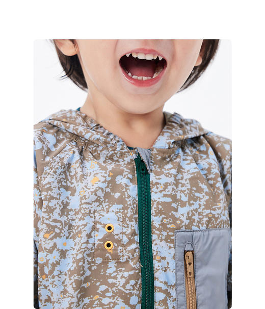 jnby  23年春款  ，原创印花连帽夹克  YN3612360 商品图4