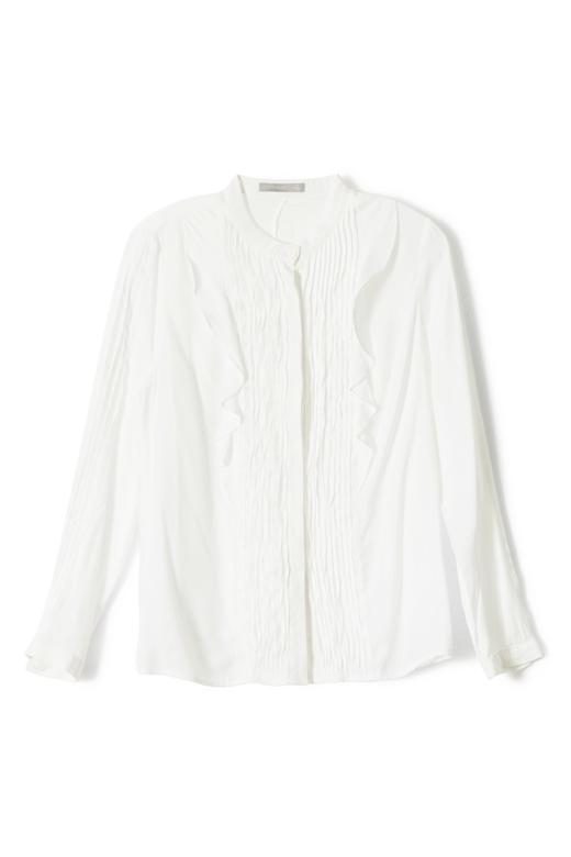 OCTAVIA 荷叶边饰白色上衣 6237 商品图4