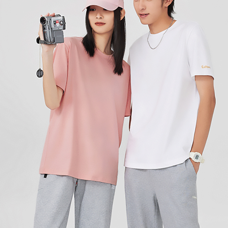 冰瓷棉短袖T，夏季新款 男女同款 圆领多色【G】