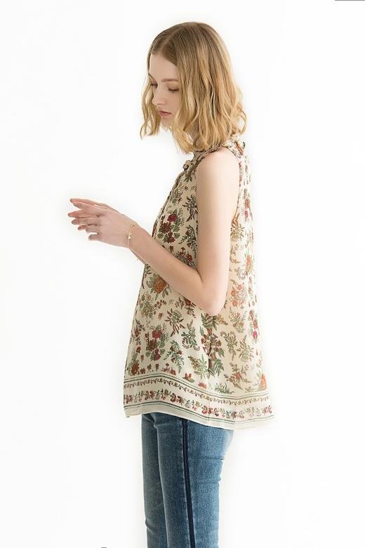 MAX STUDIO 优雅印花无袖背心 1014 商品图1