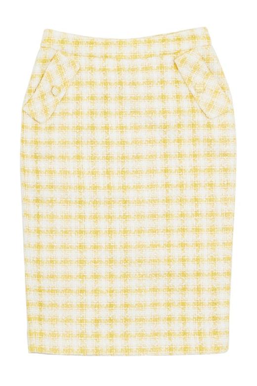 AVA 小香风格纹半身裙 6042 商品图4