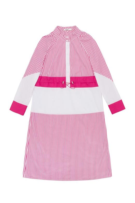 EMC亿美丞 拼色条纹收腰连衣裙 6007 商品图4