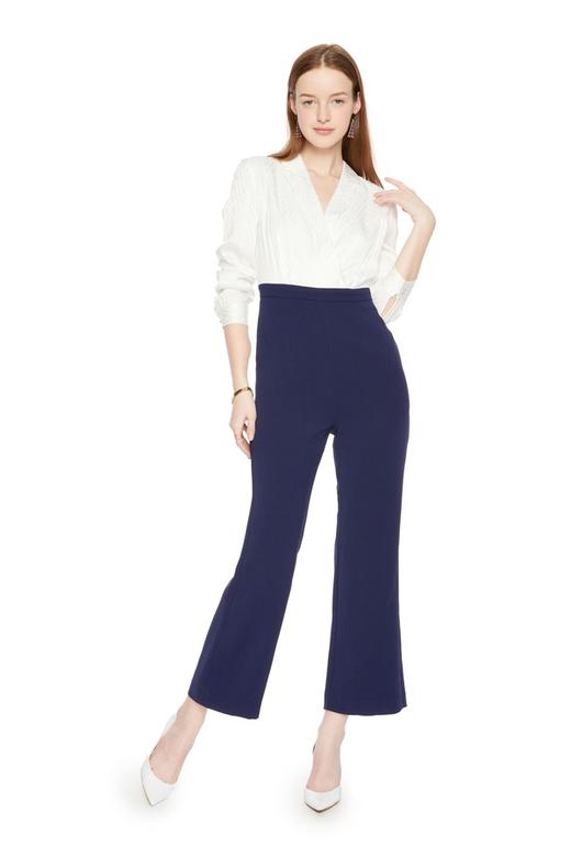 OCTAVIA 围裹式拼色连体裤 6263 商品图1