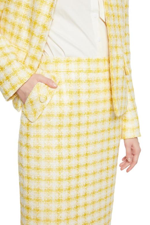 AVA 小香风格纹半身裙 6042 商品图3