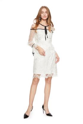 DILI 花边蕾丝系带连衣裙 6265