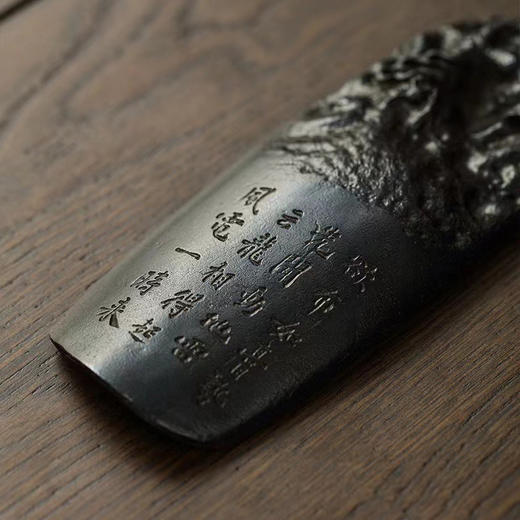 百年制锡  乾茂号｜纯锡云龙茶则  尺寸：长12.8cm、宽5cm 商品图2