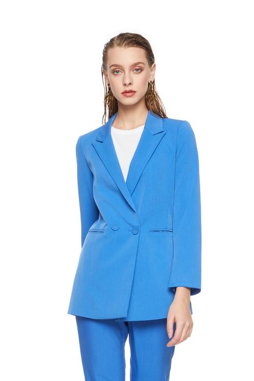 NOIR 简约皇室蓝西装外套 6142 商品图0