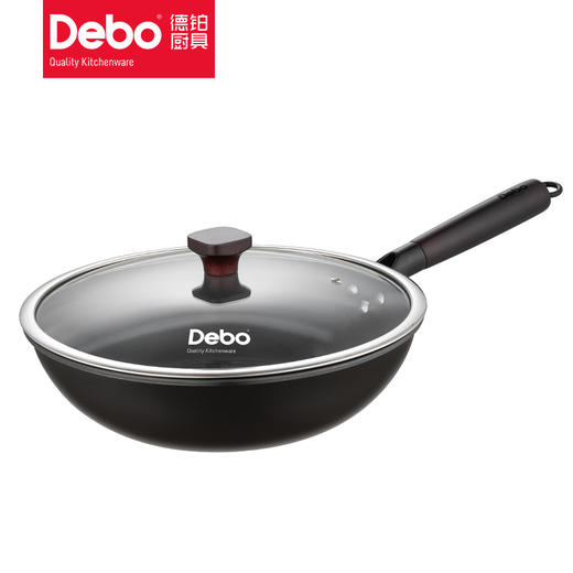 Debo德铂凯瑞斯炒锅DEP-836烹饪厨具无涂层炒锅家用少油烟炒菜锅 商品图10