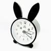 明珠星石英闹钟黑色卡通兔子外形座钟PT517钟表1个 商品缩略图1