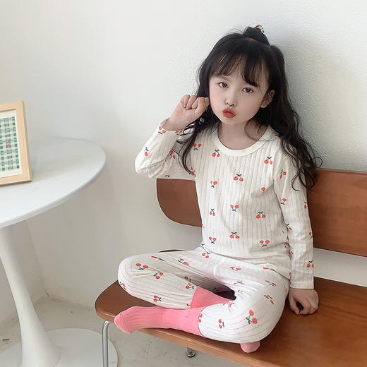 【59元买一套送一套】2024春季儿童睡衣艾草精华无骨套装纯棉空调服男女中小童A类长袖春夏季薄款家居服 商品图6