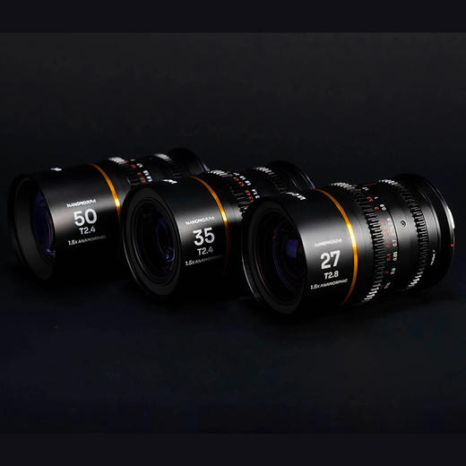 LAOWA老蛙 Nanomorph系列 S35画幅 1.5X变形宽银幕电影镜头三件套套装 商品图4