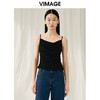 VIMAGE纬漫纪夏季新款纯色百搭显瘦吊带小背心小上衣V1913508 商品缩略图0