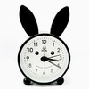 明珠星石英闹钟黑色卡通兔子外形座钟PT517钟表1个 商品缩略图0