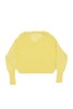 AVA 羊腿袖V领黄色毛衫 6123 商品缩略图4