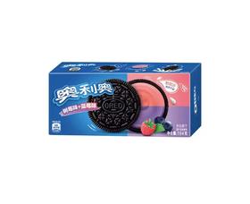 奥利奥树莓味+蓝莓味夹心饼干194g