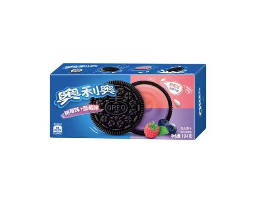 奥利奥树莓味+蓝莓味夹心饼干194g 商品图0