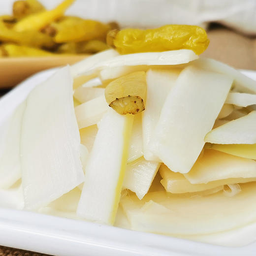 英德麻竹笋山椒味笋片 红油味笋丝 独立包装 开袋即食 鲜嫩爽口美味 商品图10