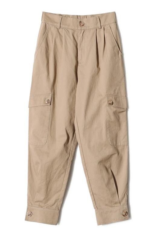 URBAN REVIVO 茶色纯棉休闲工装裤 8616 商品图4