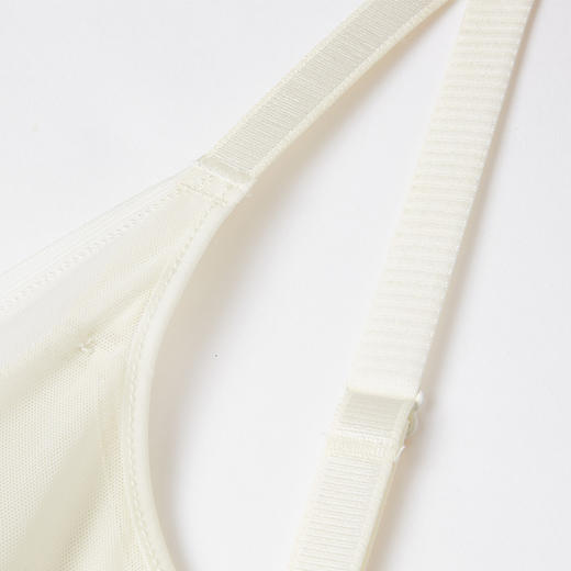 都市丽人WISECOOL常规内衣B杯薄3/4杯锁边布文胸三排树脂胶圈LB32D2 商品图9