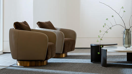 Sunn 休闲椅 | 皮布面料可选，详询客服 商品图1