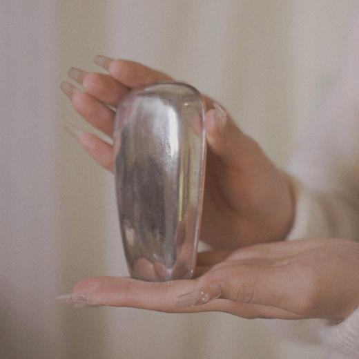 【百年制锡 乾茂号】锡包铜边铆钉茶则     尺寸：宽6  长11 商品图7