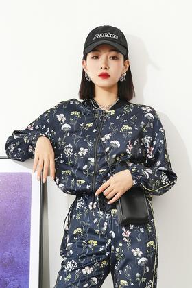 SUMMER & SAGE 植物印花短款夹克 6262