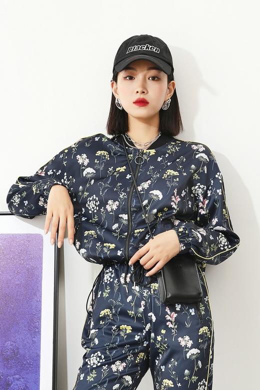 SUMMER & SAGE 植物印花收脚长裤 6258 商品图6