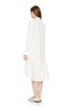 AVA 白色荷叶摆衬衫裙 6049 商品缩略图4