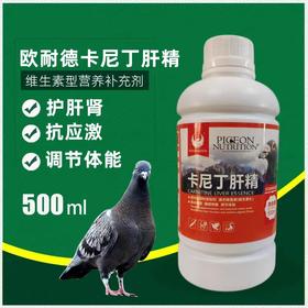 【卡尼丁肝精】500ml赛鸽用 液体肝精包邮鸽子鹦鹉养殖（欧耐德鸽药）