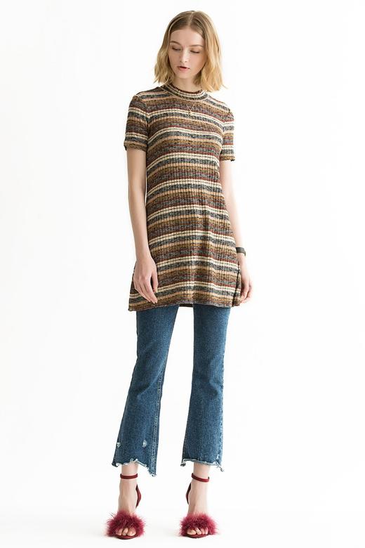 BCBGeneration 异域风情条纹连衣裙 647 商品图3