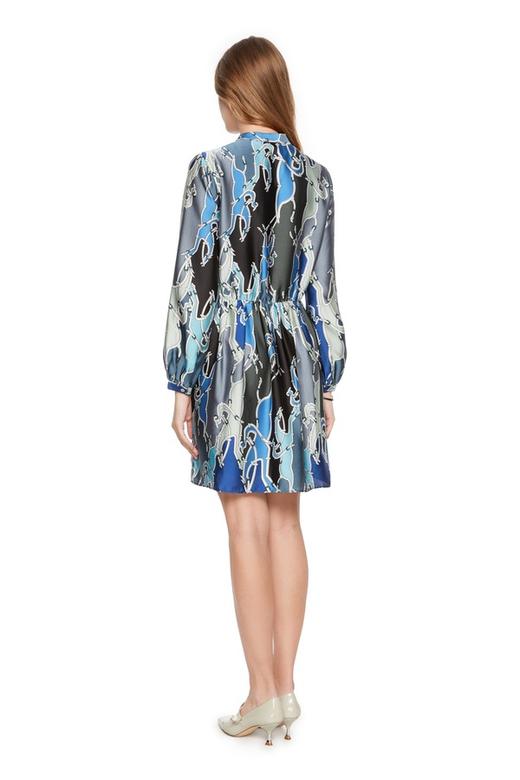 OCTAVIA 拼色印花连衣裙 6251 商品图2