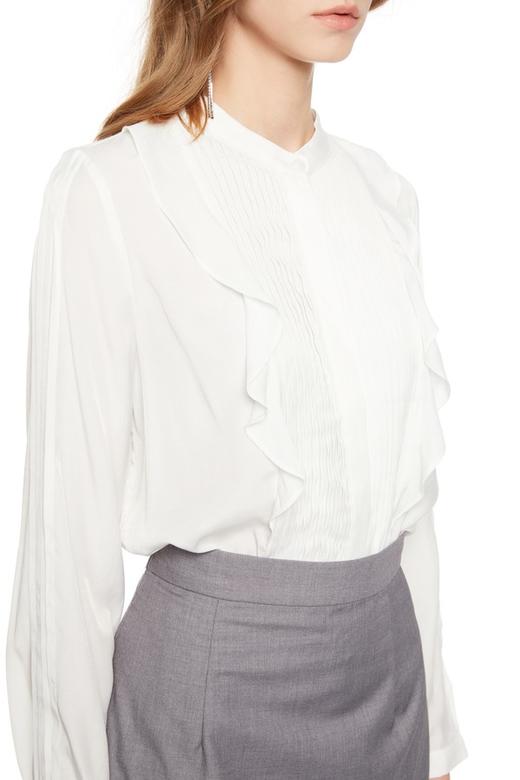 OCTAVIA 荷叶边饰白色上衣 6237 商品图3