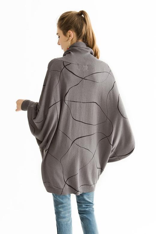 AUGUST 1 EIGHT 抽象印花蝙蝠袖针织衫 350 商品图3