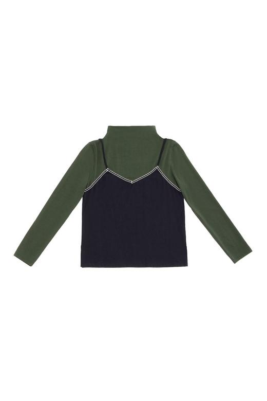 Tied  Hands 假两件撞色T恤 1046 商品图3