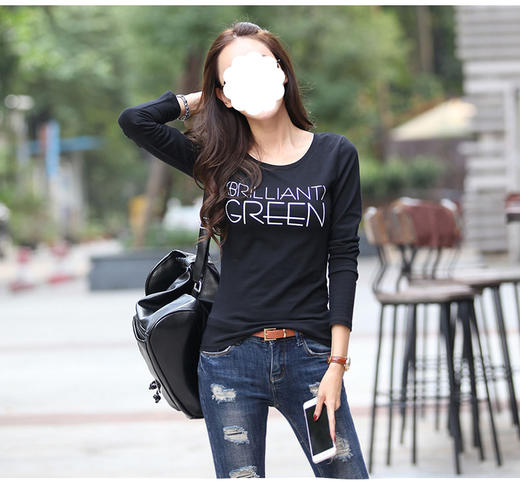 裁缝学苑AW68女修身打底衫T恤1:1实物服装纸样剪裁图纸牛皮纸样 商品图5