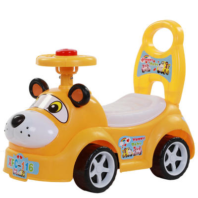 Z232 狗头扭扭车黄色 带声光音乐 商品图0