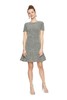 NECESSARY OBJECTS 荷叶摆灰色连衣裙 6107 商品缩略图0
