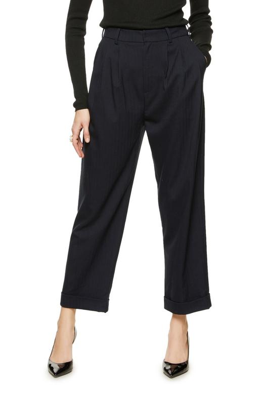 LNNNS 海军蓝插袋西装裤 8697 商品图0