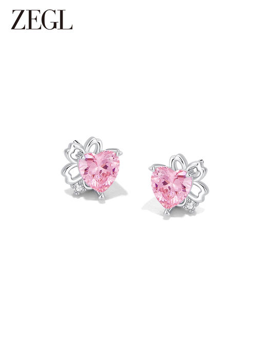 ZEGL设计师春季耳钉蛋925纯银耳钉女养耳洞蝴蝶兔子耳环小众耳饰 商品图4