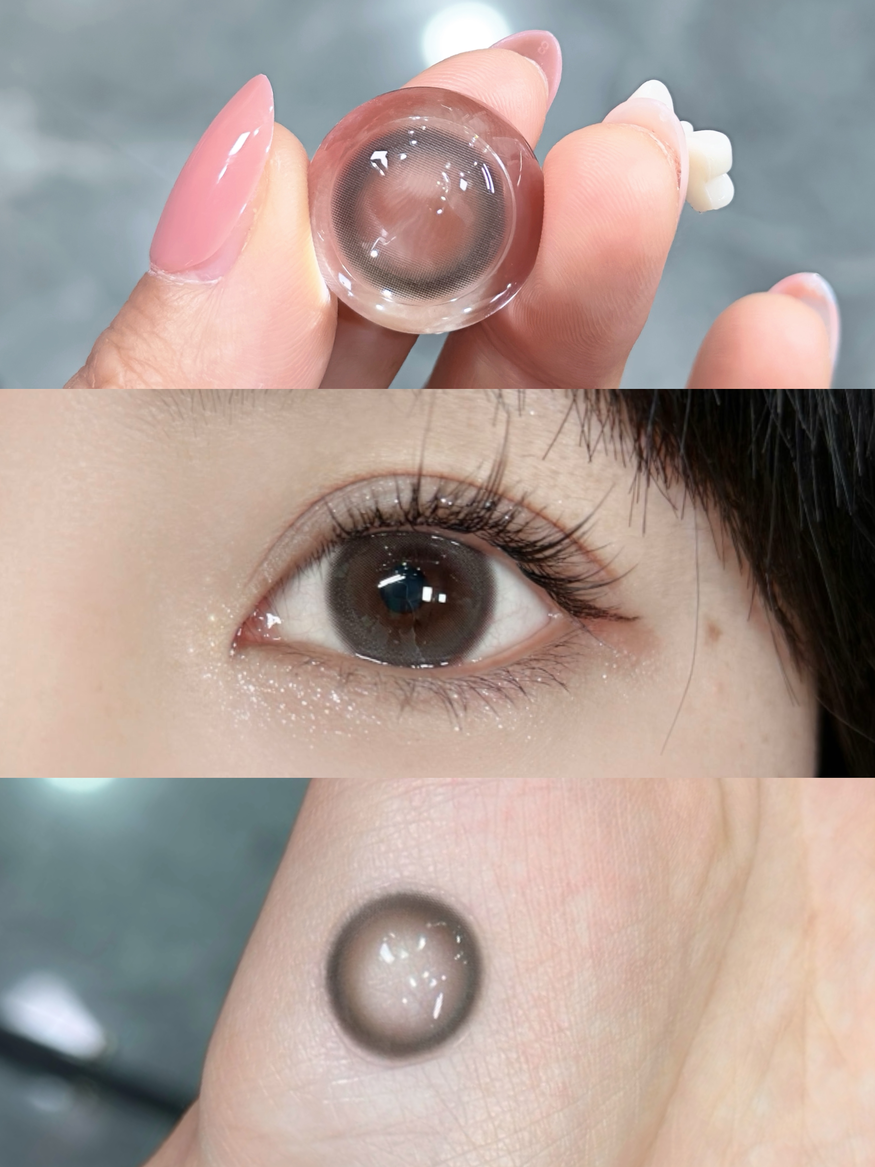 Bennycat 亚麻青柑 月抛 直径14.5 着色13.7 含水42% 基弧8.6