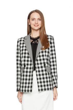 ELLA JADE 经典格纹西装外套 5924
