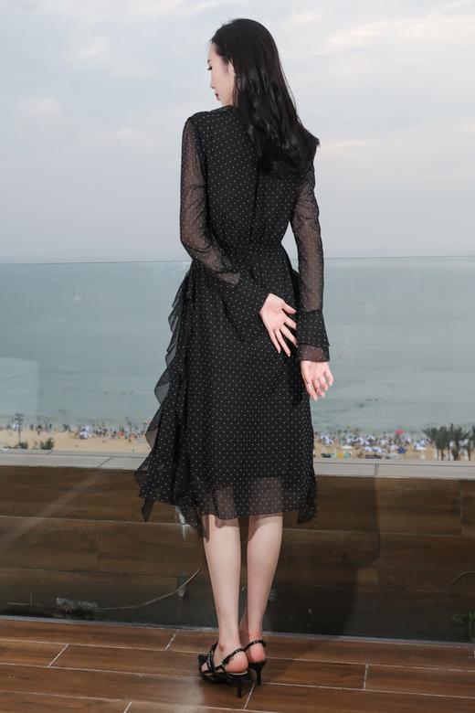 LILY 荷叶边装饰半透明连衣裙 5576 商品图2