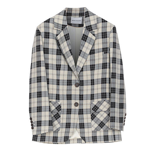 学院风格纹西服 商品图0