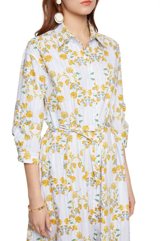 SUMMER & SAGE 条纹碎花束腰连衣裙 5914 商品图2