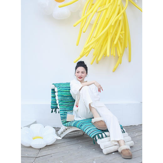 【线上专属】直筒裤（23709086-凝脂） 商品图1