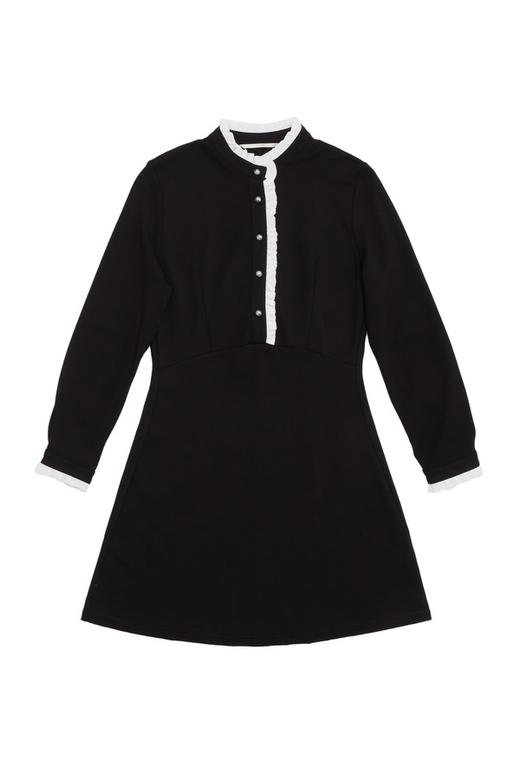 FREEBIRD X廓形黑白拼接连身裙 5200 商品图4